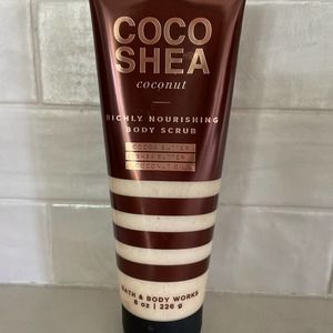 Bath & Body Works COCO SHEA COCONUT Richly Nourishing Body Scrub 8 oz